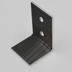 ECOMAR1ML sustiprintas apatinio galo gnybtas su 2 angomis varžtui (juodas)