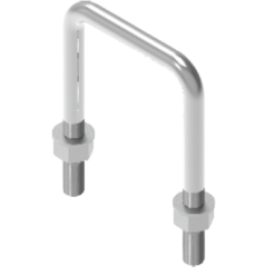 CYK40E tvirtinimas prie balkono turėklų